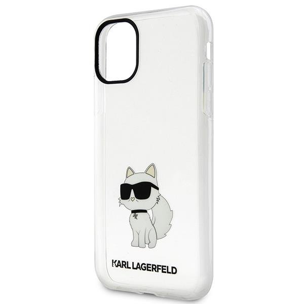 KARL LAGERFELD Karl Lagerfeld Mobilskal till iPhone 11 / XR Ikonik Choupette - Transparent