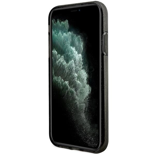 KARL LAGERFELD Karl Lagerfeld iPhone 11 / XR Skal Gliter Karl&Choupette - Svart