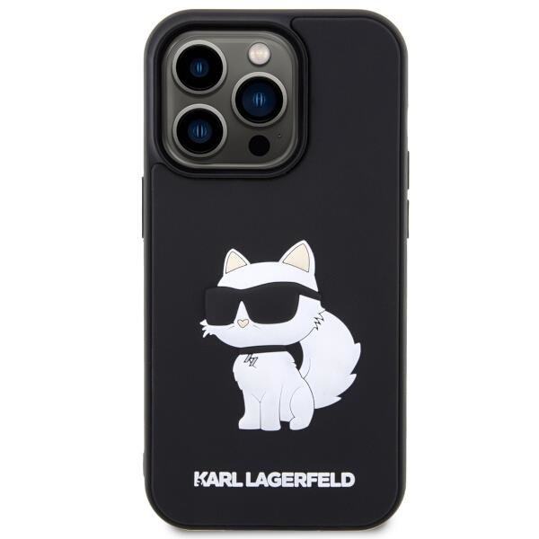 KARL LAGERFELD Karl Lagerfeld Mobilskal till iPhone 14 Pro Rubber Choupette 3D