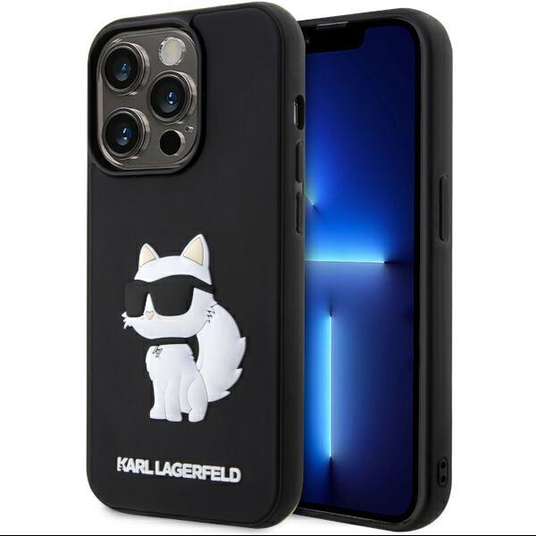 KARL LAGERFELD Karl Lagerfeld Mobilskal till iPhone 14 Pro Rubber Choupette 3D