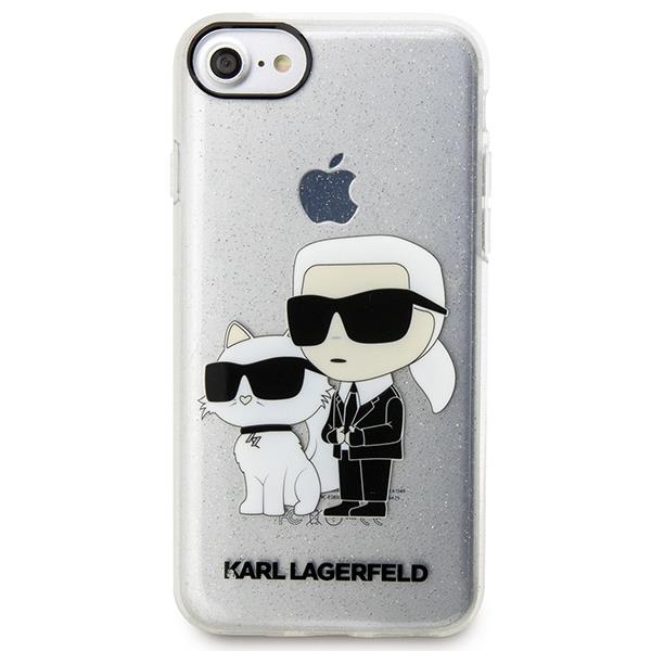 KARL LAGERFELD Karl Lagerfeld iPhone 7/8/SE 2020 Skal Gliter Karl&Choupette