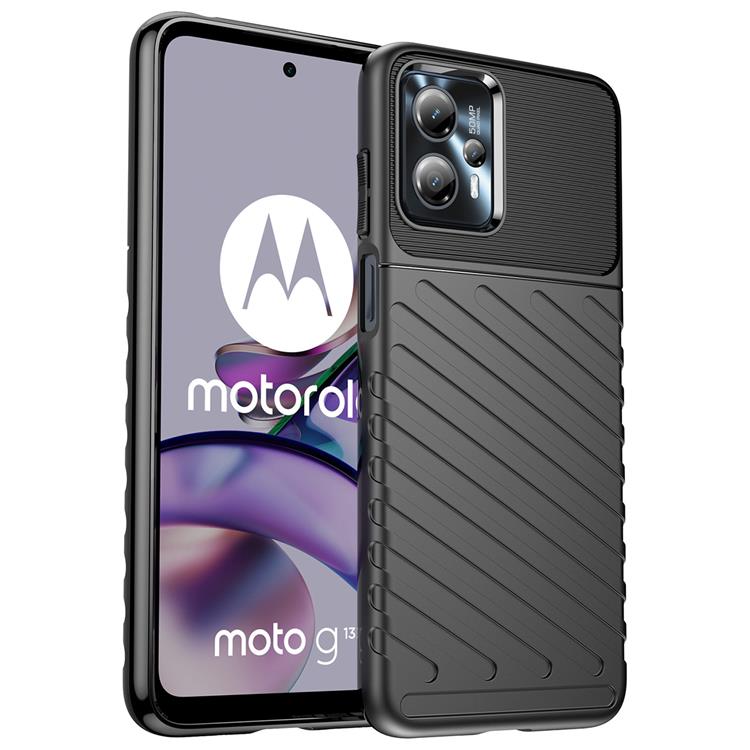 OEM Mobilskal till Motorola Moto G13 Thunder Silicone Armor - Svart