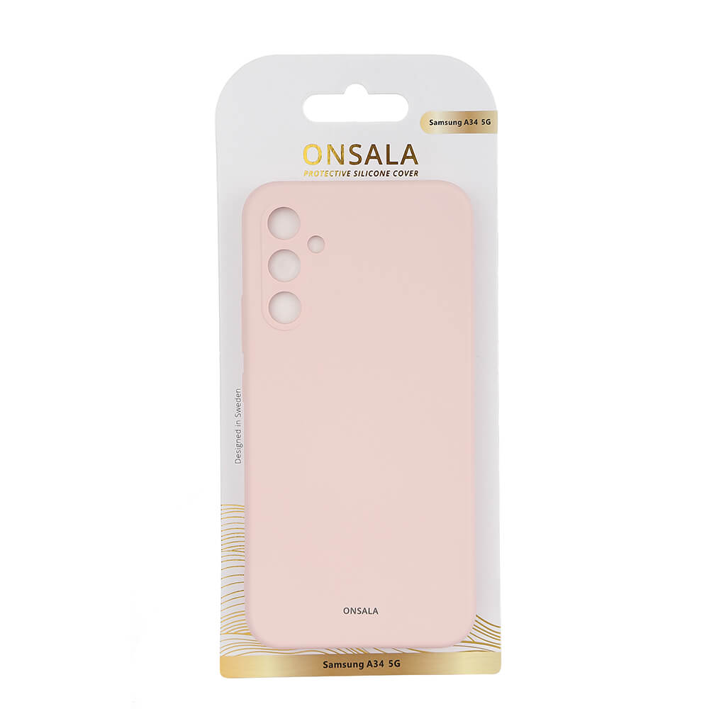 Onsala ONSALA Galaxy A34 5G Skal Silikon - Rosa