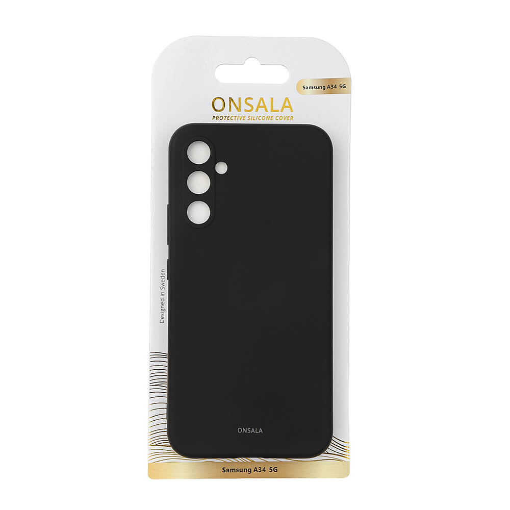 Onsala ONSALA Galaxy A34 5G Skal Silikon - Svart