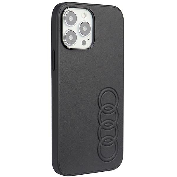 Audi Audi Mobilskal till iPhone 13 Pro Max Synthetic Läder - Svart