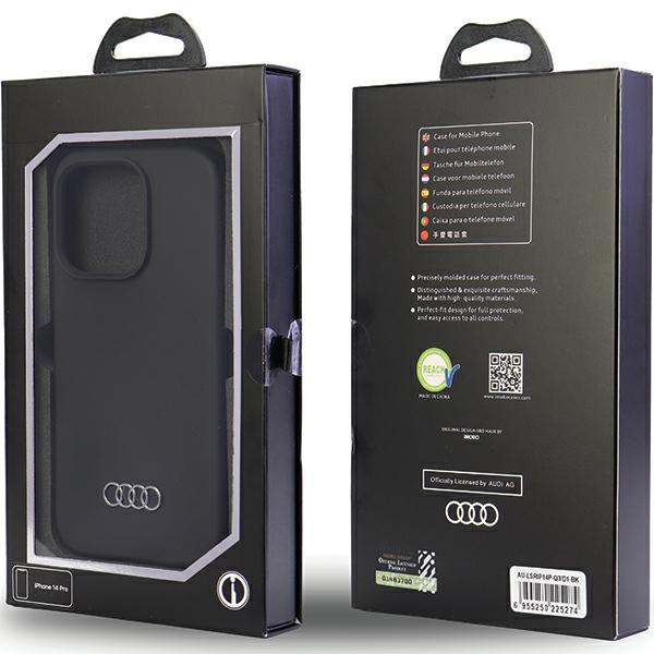 Audi Audi Mobilskal till iPhone 14 Pro Silicone - Svart