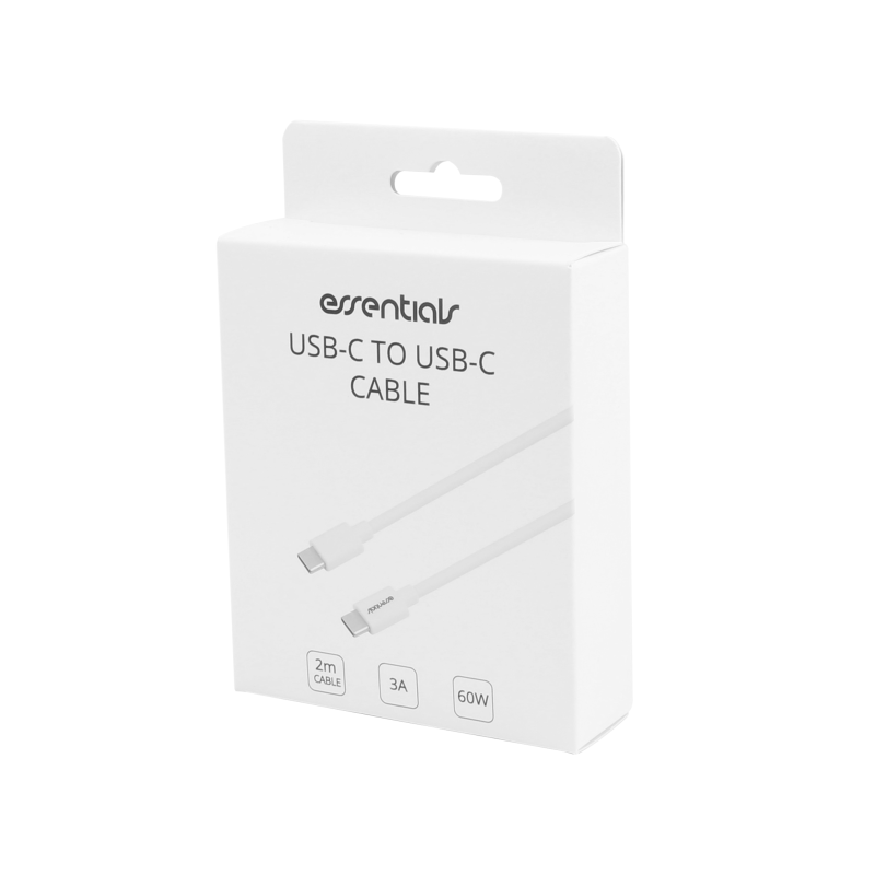 UTGATT1 Essentials USB-C till USB-C Kabel 2m - Vit