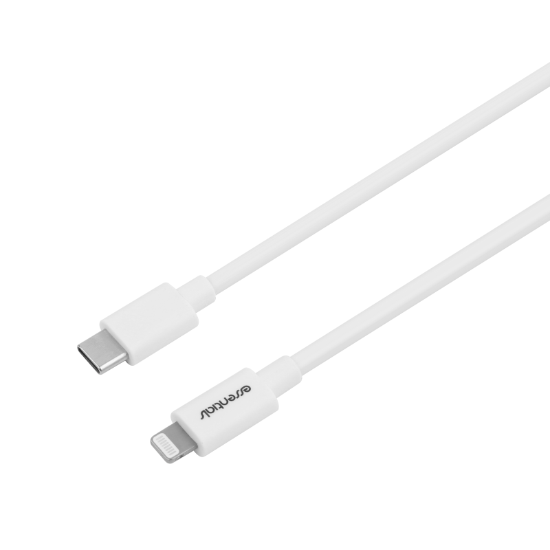 UTGATT1 Essentials MFi USB-C Lightning Kabel 1m - Vit