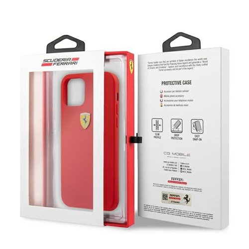 Ferrari Ferrari Silicone Skal iPhone 13 mini - Röd