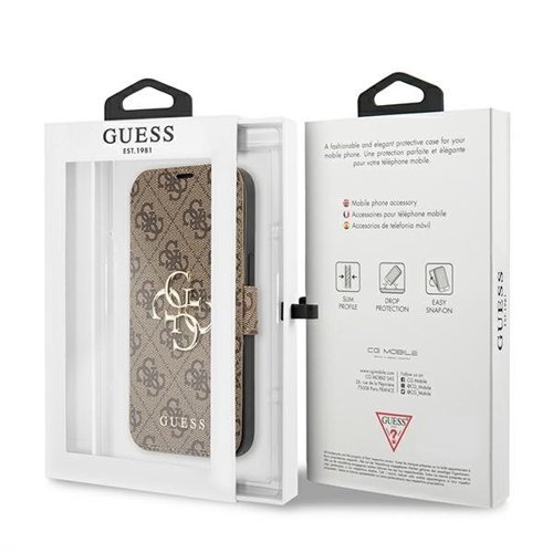 Guess Guess Big Metall Logo Fodral iPhone 13 Pro Max - Brun