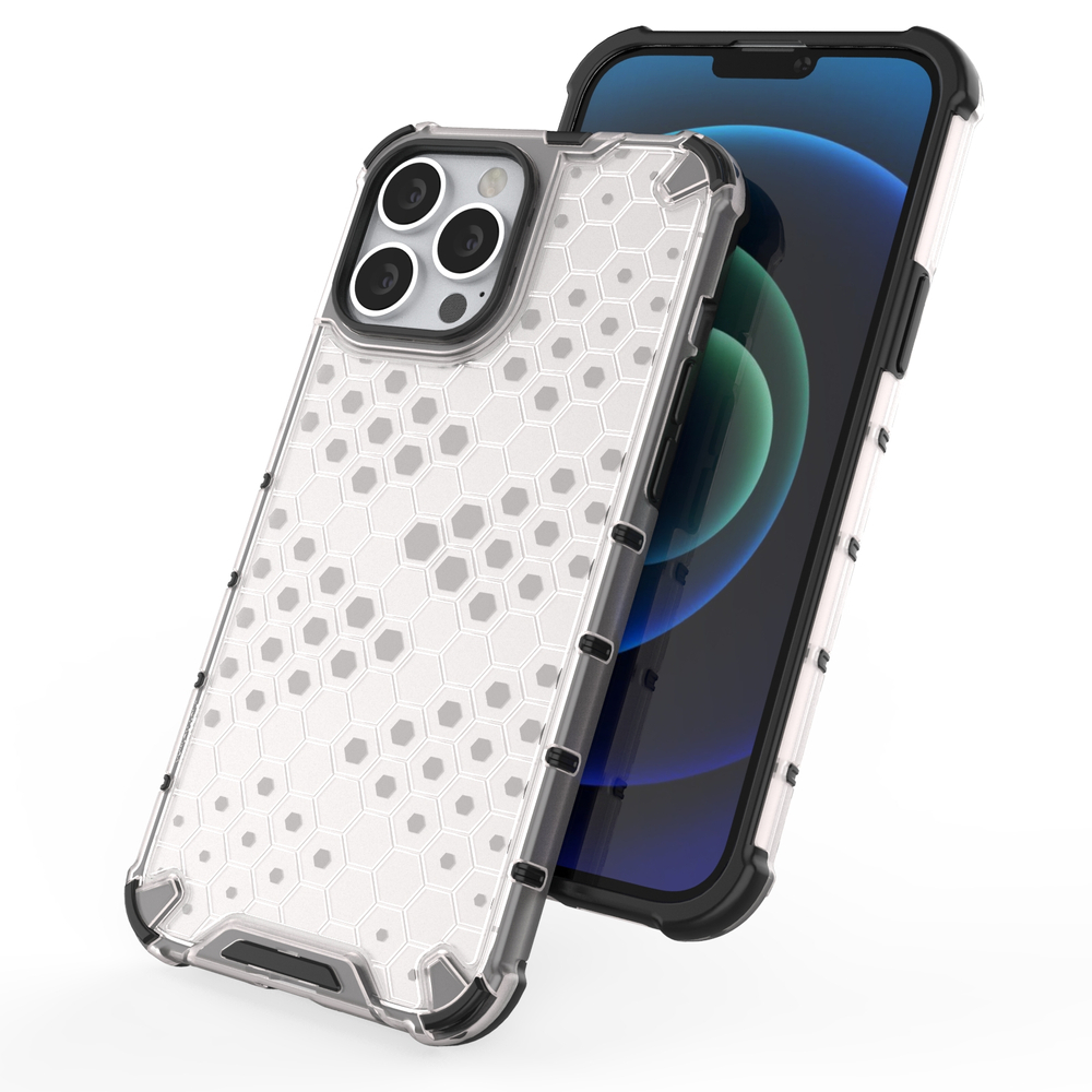 OEM Honeycomb Armor TPU Bumper iPhone 13 Pro Max - Röd