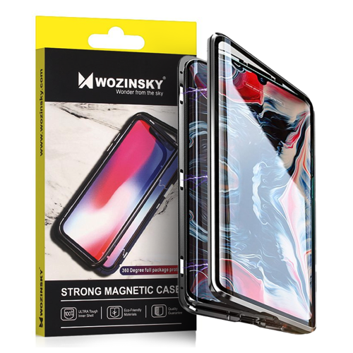 Wozinsky Wozinsky Full Magnetic Skal Galaxy A72 - Svart / Transparent