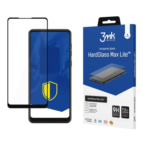 3MK 3MK Härdat Glas Skärmskydd Max Lite Galaxy A21s - Svart