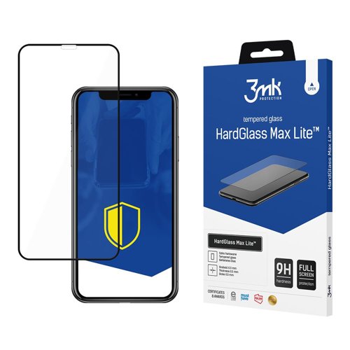 3MK 3MK Härdat Glas Skärmskydd Max Lite iPhone 11 - Svart