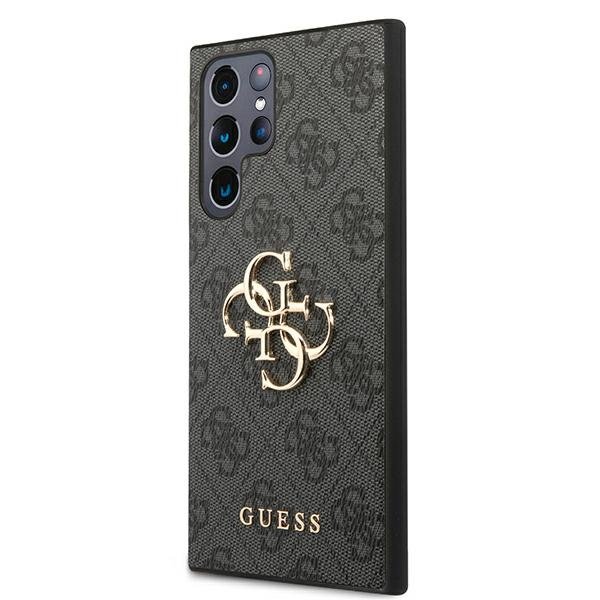 Guess Guess Big Metall Logo Skal Galaxy S22 Ultra - Grå