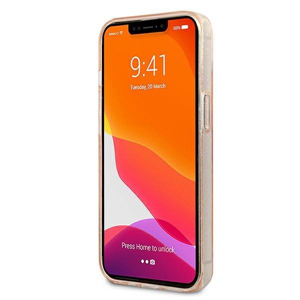 KARL LAGERFELD Karl Lagerfeld Glitter Karl`s & Choupette Skal iPhone 13 mini - Guld