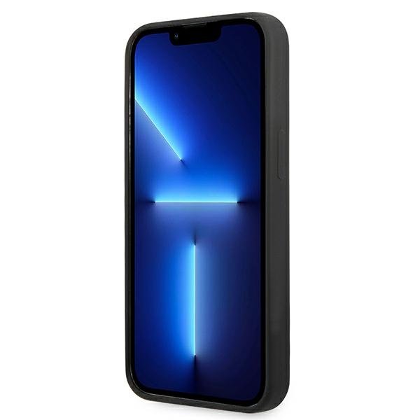 KARL LAGERFELD Karl Lagerfeld iPhone 13/13 Pro Skal Silicone Plaque - Svart
