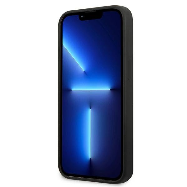 KARL LAGERFELD Karl Lagerfeld iPhone 13 mini Skal Silicone Plaque - Svart