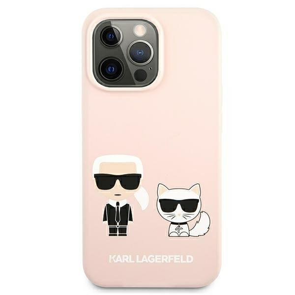 KARL LAGERFELD Karl Lagerfeld Karl & Choupette Magsafe Skal iPhone 13/13 Pro - Ljus Rosa