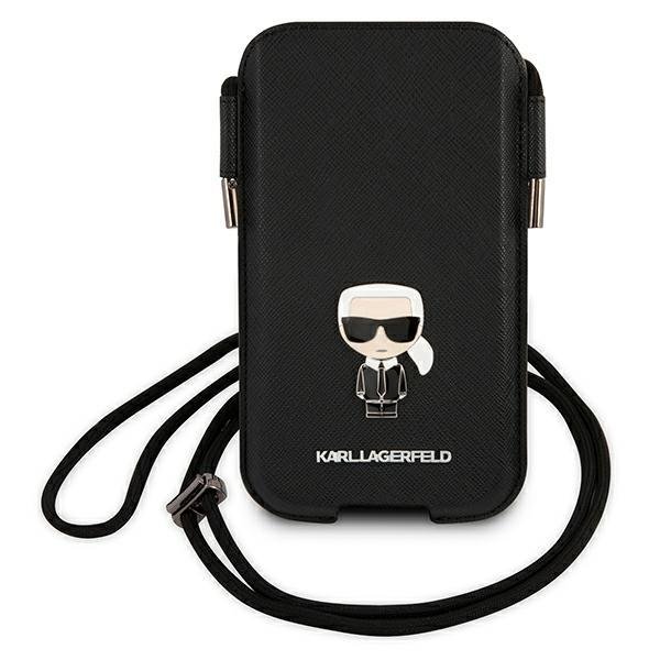 KARL LAGERFELD Karl Lagerfeld Saffiano Ikonik Karl`s Head 6.7