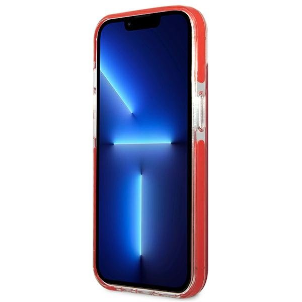 KARL LAGERFELD Karl Lagerfeld TPE Karl & Choupette Skal iPhone 13 Mini - Röd