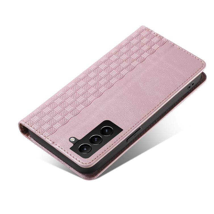 OEM Galaxy S22 Plus Plånboksfodral Magnet Strap - Rosa