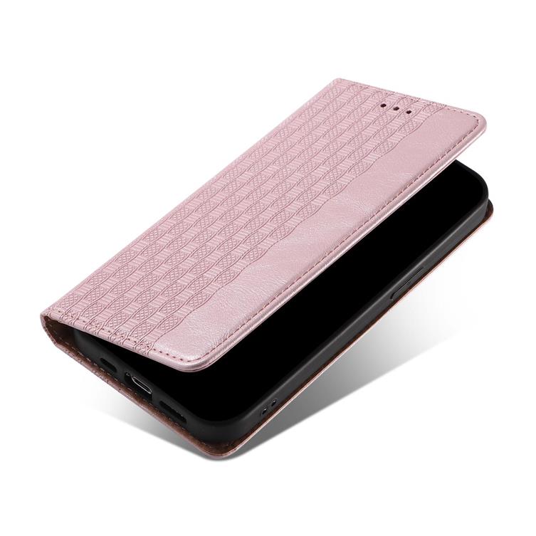 OEM Galaxy S22 Plus Plånboksfodral Magnet Strap - Rosa