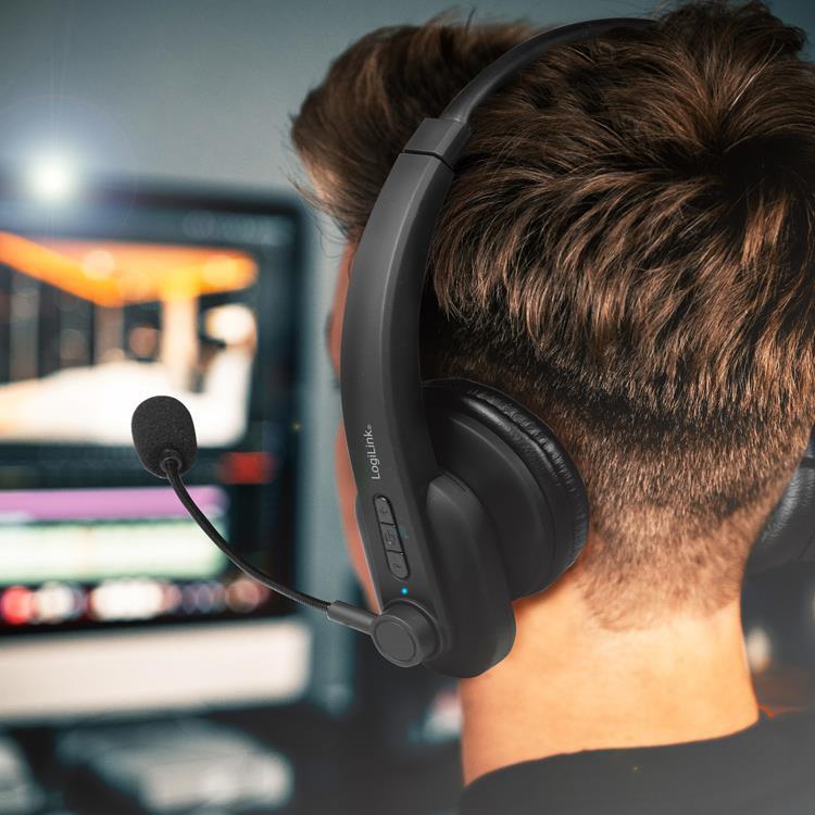 LogiLink LOGILINK Bluetooth-headset Stereo Mikrofoner