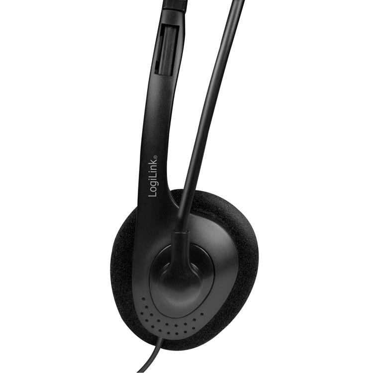 LogiLink LogiLink PC-Headset Stereo Mikrofon 1x3.5mm - Kontakt