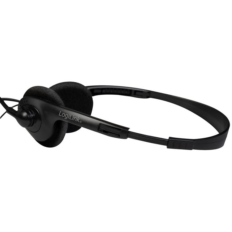 LogiLink LogiLink PC-Headset Stereo Mikrofon 1x3.5mm - Kontakt
