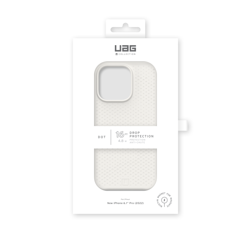 UAG UAG iPhone 14 Pro Max Skal Dot Magsafe - Marshmallow