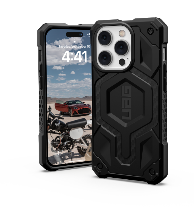 UAG UAG iPhone 14 Pro Skal Monarch Pro Magsafe - Carbon Fibe