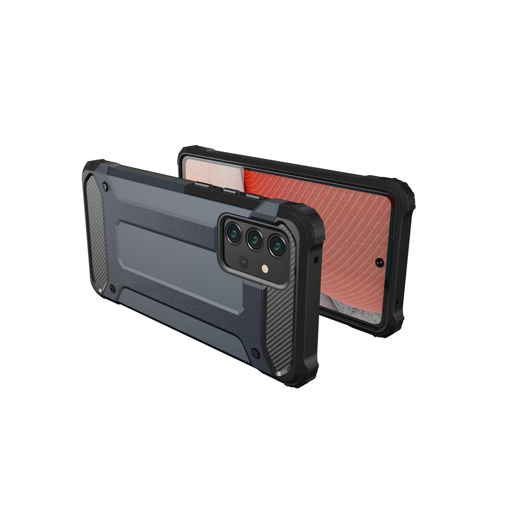 OEM Galaxy A72 4G Skal Hybrid Armor Tough Rugged - Silver