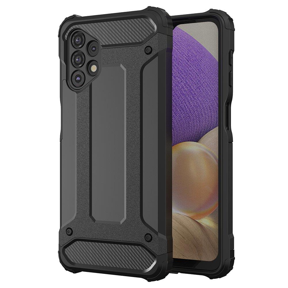 OEM Galaxy A73 Skal Hybrid Armor Tough Rugged - Svart