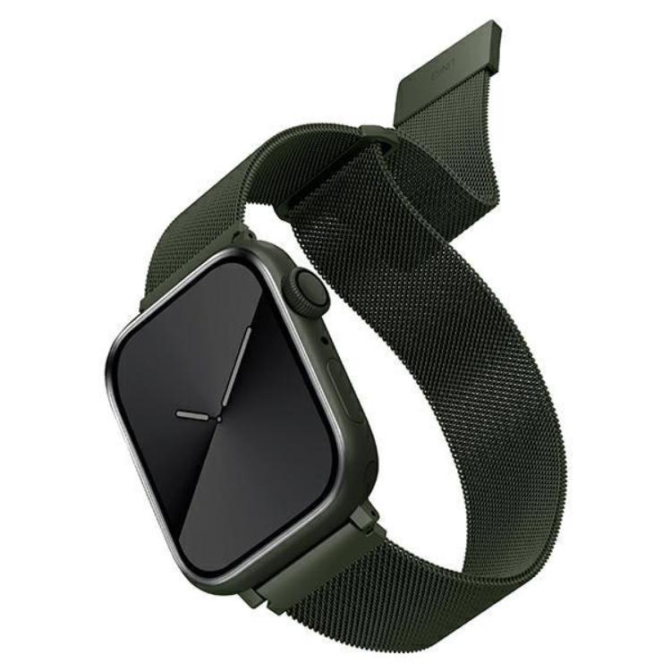 UNIQ Uniq Apple Watch 4/5/6/7/SE (40/41mm) Armband Stainless Steel - Grön