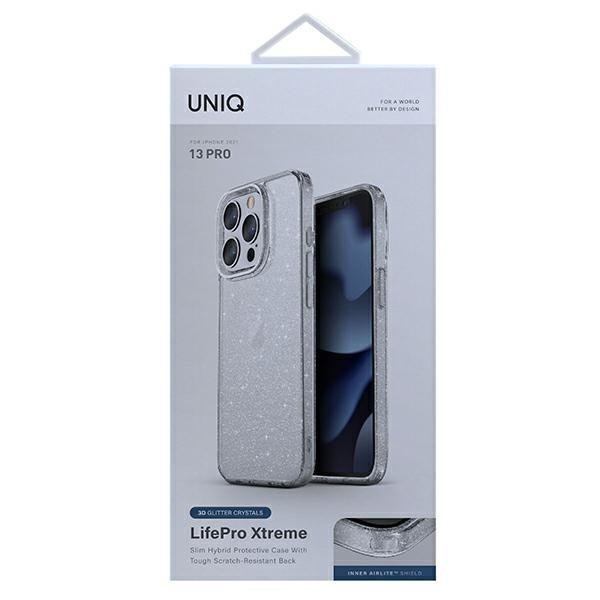 UNIQ UNIQ iPhone 13 Pro/13 Skal LifePro Xtreme - Clear/Tinsel Lucent