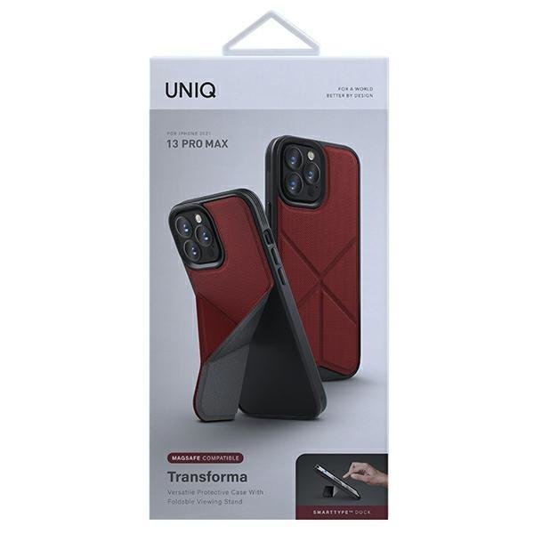 UNIQ Uniq iPhone 13/13 Pro Skal MagSafe Transforma - Röd