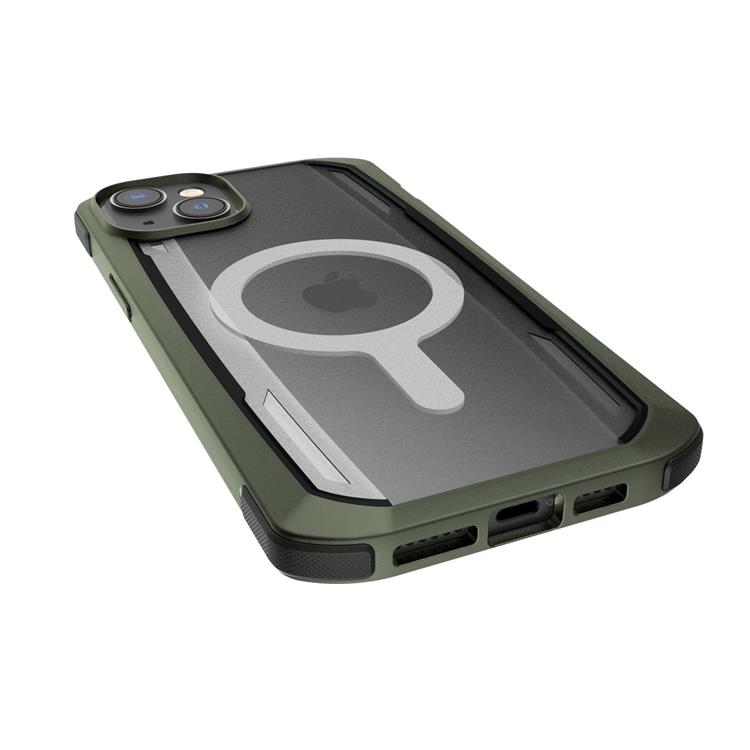Raptic Raptic iPhone 14 Pro Skal Magsafe Secure Armored - Grön