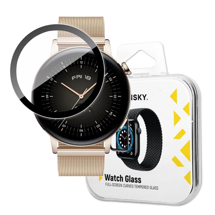 UTGATT5 Wozinsky Huawei Watch GT 3 42mm Härdat glas Hybrid - Svart
