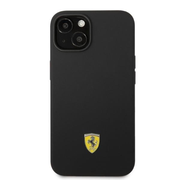 Ferrari Ferrari iPhone 14 Plus Skal Magsafe Silicone Metal Logo - Svart