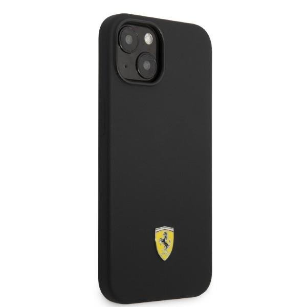 Ferrari Ferrari iPhone 14 Plus Skal Magsafe Silicone Metal Logo - Svart