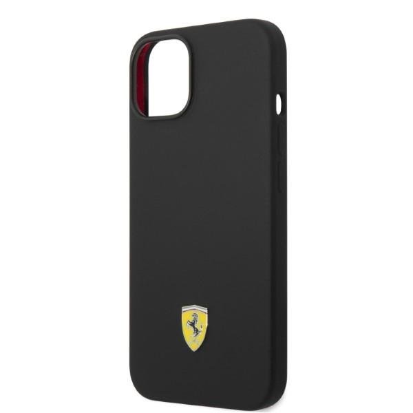 Ferrari Ferrari iPhone 14 Plus Skal Magsafe Silicone Metal Logo - Svart