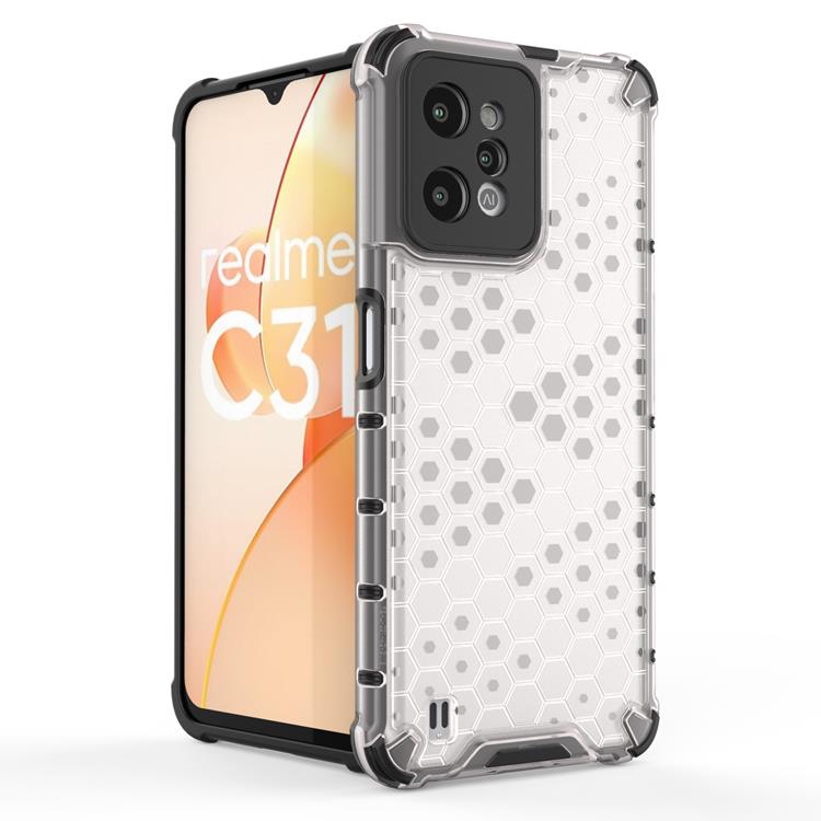 OEM Realme C31 Skal Honeycomb Armored - Transparent