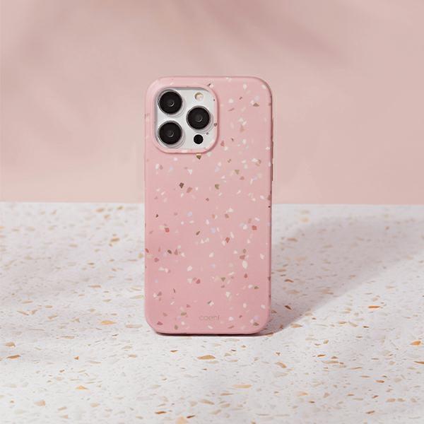 UNIQ Uniq iPhone 14 Pro Skal Coehl Terrazzo - Rosa