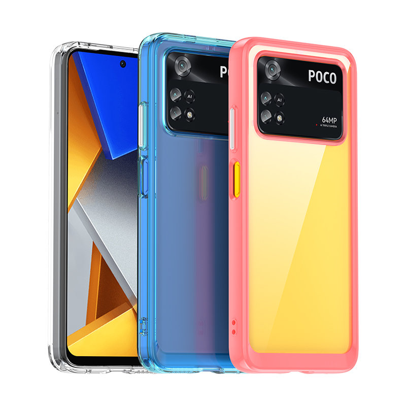 UTGATT1 Xiaomi Poco M4 Pro Skal Flexible Outer Space - Blå