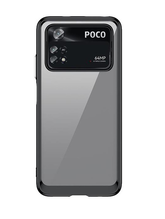 OEM Xiaomi Poco M4 Pro Skal Flexible Outer Space - Svart