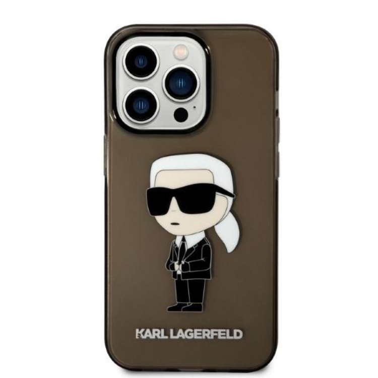KARL LAGERFELD Karl Lagerfeld iPhone 14 Pro Max Skal Ikonik - Svart