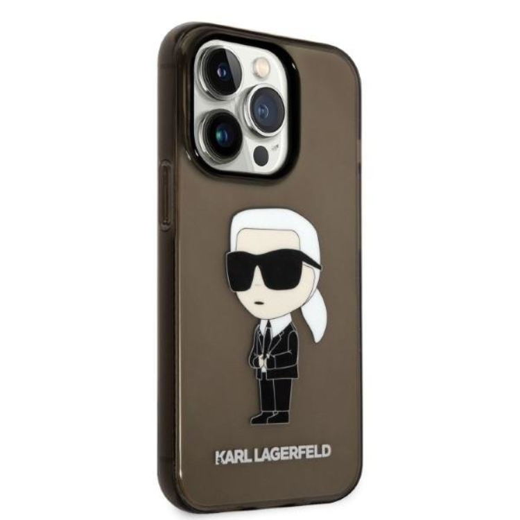 KARL LAGERFELD Karl Lagerfeld iPhone 14 Pro Max Skal Ikonik - Svart