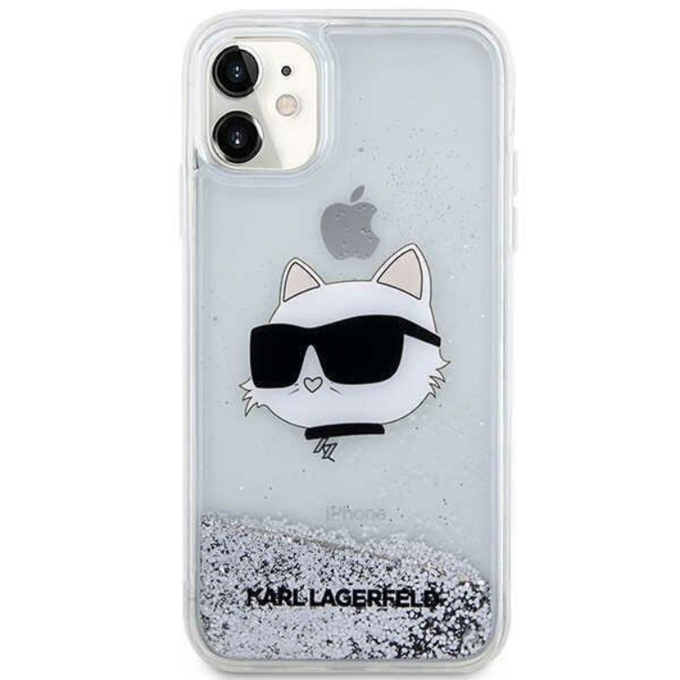 KARL LAGERFELD Karl Lagerfeld Mobilskal till iPhone 11/XR Choupette Head - Silver