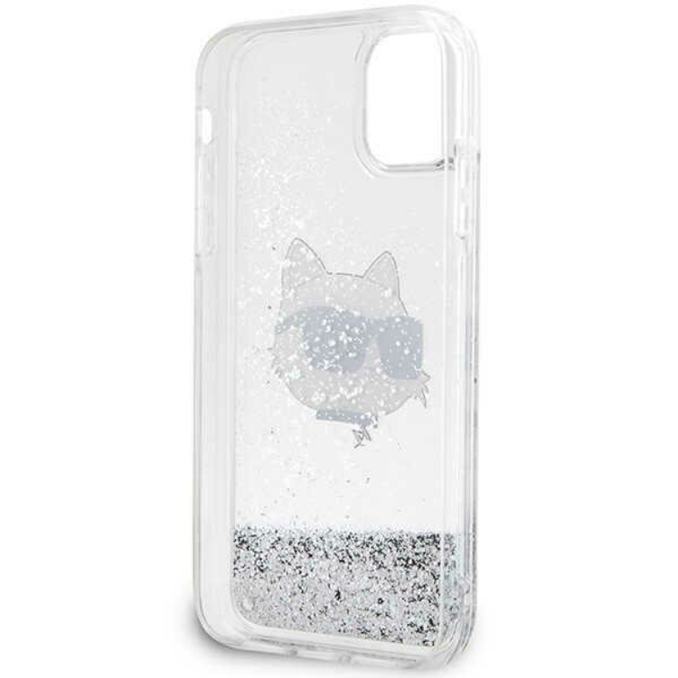 KARL LAGERFELD Karl Lagerfeld Mobilskal till iPhone 11/XR Choupette Head - Silver